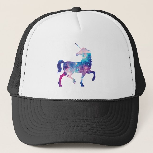 Sparkle Unicorn Trucker Hat (Front)