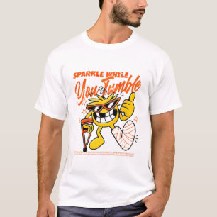 Sparkle While You Crumble Funny Motivational Smile T-Shirt
