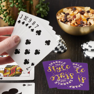 SPARKLE YOUR STYLE                          PLAYING CARDS