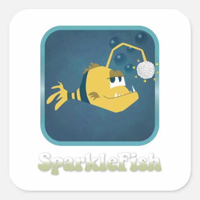 SparkleFish Sticker (Front)