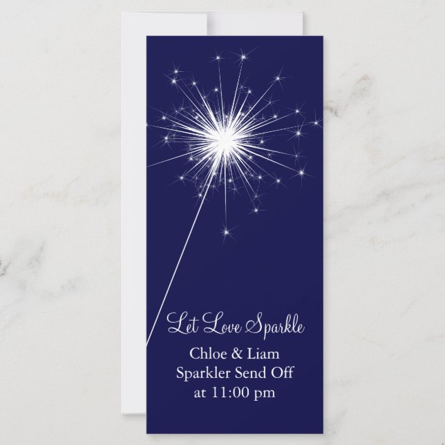 Sparkler Holder in Blue (Front)