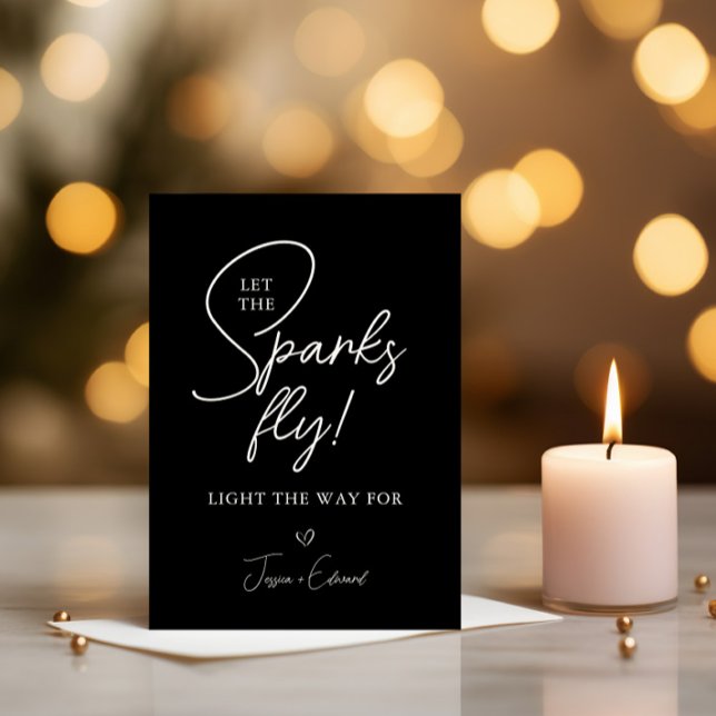 Sparkler Send Off Let The Sparks Fly Black Whire (Creator Uploaded)