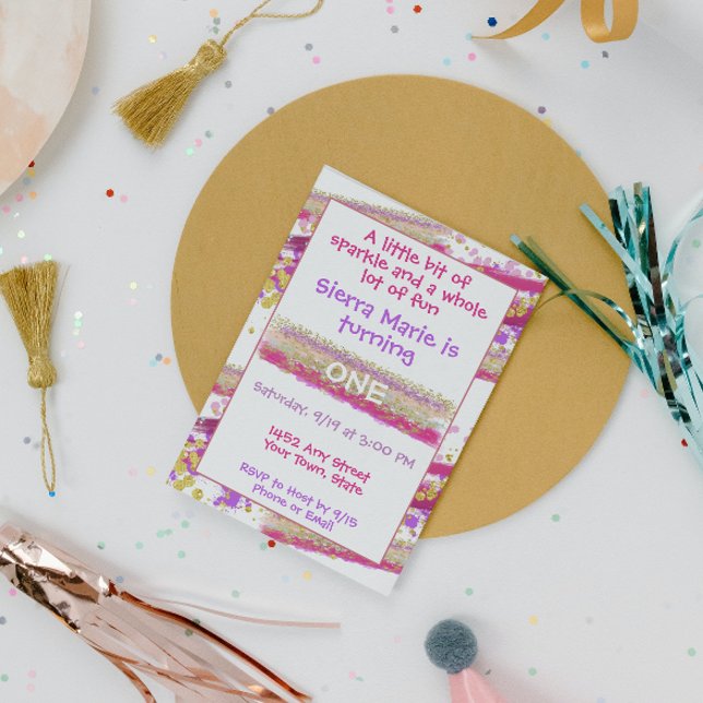 Sparkles Birthday Invitation (Creator Uploaded)
