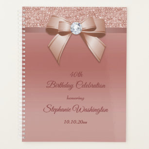 Sparkles & Glamour, Rose Gold Birthday Party Planner