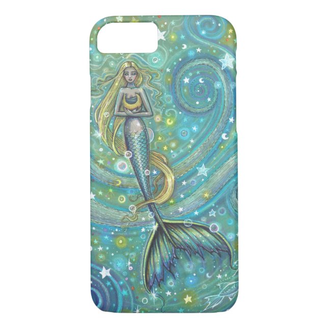 Sparkles Mermaid Art Fantasy Design Case-Mate iPhone Case (Back)