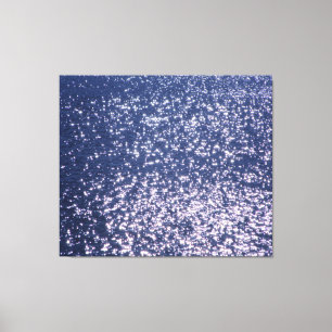 Sparkles on Water Beach House Canvas Print