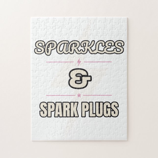 Sparkles & Spark Plugs — Puzzle (Vertical)