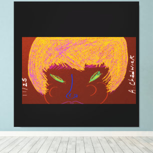 Sparkling Beauty Queen Canvas Print