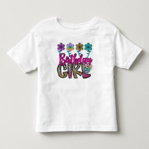 Sparkling Birthday Girl Toddler T-Shirt