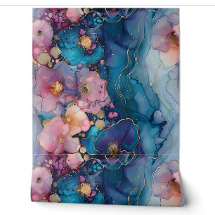 Sparkling Blossom Couture Botanical Wallpaper