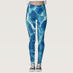 Sparkling Blue Water Leggings