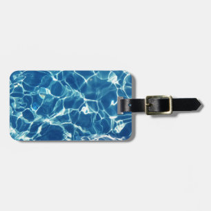 Sparkling Blue Water Luggage Tag