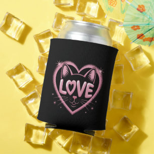 Sparkling Cat Love Can Cooler