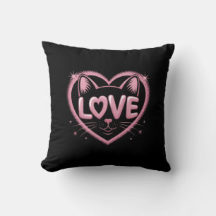 Sparkling Cat Love Cushion