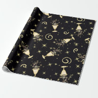 Sparkling Celebration-Libations in Gold & Black