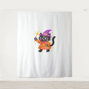 Sparkling Celestial Kitty Witch Classic T-Shirt Tapestry