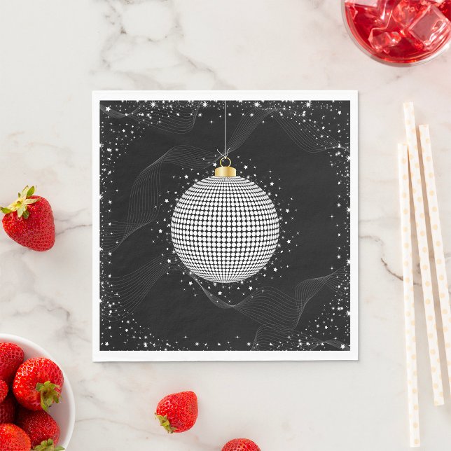Sparkling Christmas Bauble Napkin (Creator Uploaded)