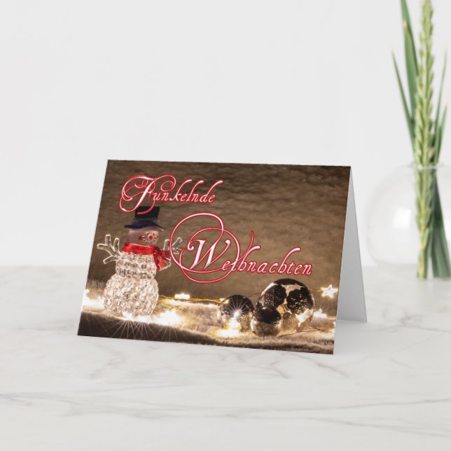 Sparkling christmas for you! card (Front)