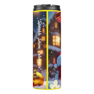 "Sparkling Christmas Joy" Thermal Tumbler