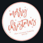 Sparkling Christmas Label Sticker<br><div class="desc">Sparkling Christmas Label Sticker</div>