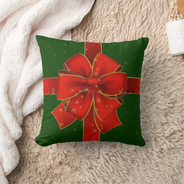 Sparkling Christmas Mojo Throw Pillow (Blanket)