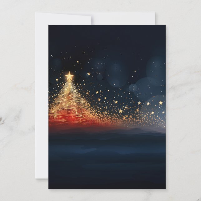 Sparkling Christmas Tree 7  Invitation (Front)