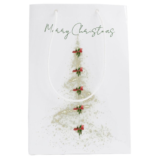 Sparkling Christmas Tree gift bag (Front)