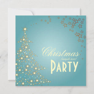 Sparkling Christmas Tree / Party invitations