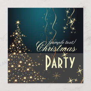 Sparkling Christmas Tree / Party invitations