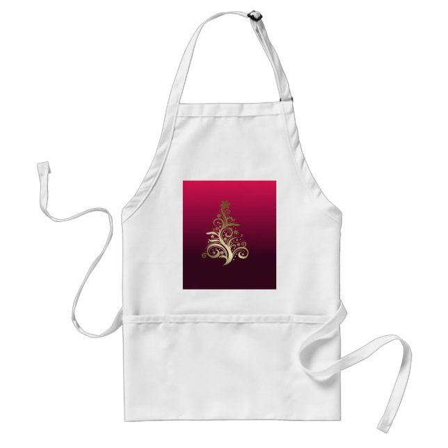 Sparkling Christmas tree Standard Apron (Front)