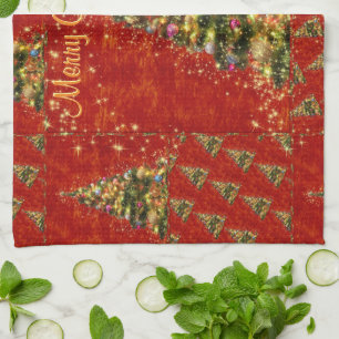 Sparkling Christmas Tree Tea Towel