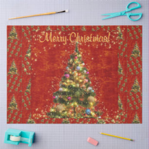 Sparkling Christmas Tree Tissue Paper