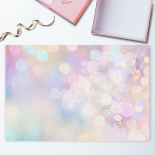 sparkling colourful, pastel bokeh, girly tissue paper
