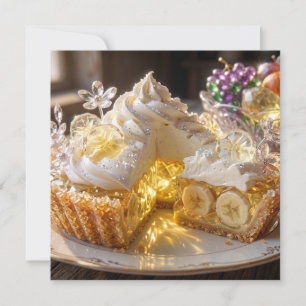 Sparkling Crystal Banana Cream Pie