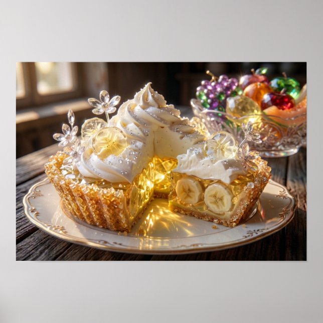 Sparkling Crystal Banana Cream Pie  Poster (Front)
