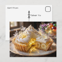 Sparkling Crystal Banana Cream Pie Saying Hi