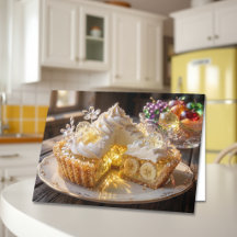 Sparkling Crystal Banana Cream Pie Thinking of You