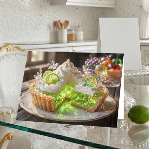 Sparkling Crystal Key Lime Pie Thinking of You Card