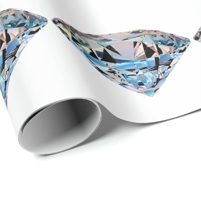 Sparkling diamond wrapping paper (Roll Corner)