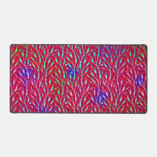 Sparkling Fireworks Party Pattern Desk Mat