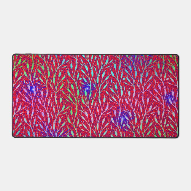 Sparkling Fireworks Party Pattern  Desk Mat (Front)