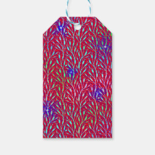 Sparkling Fireworks Party Pattern  Gift Tags