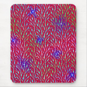 Sparkling Fireworks Party Pattern Mouse Pad