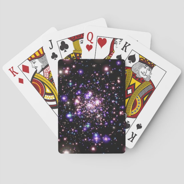 Sparkling Galaxy Playing Cards (Back)