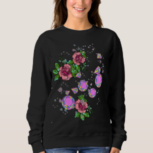 Sparkling Gems & Roses Sweatshirt