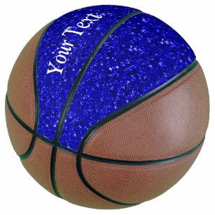Sparkling glitter basketball