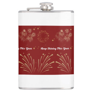 "Sparkling Glitter Style – Shiny & Glamorous Desig Hip Flask