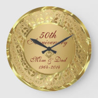 Sparkling Gold 50th Wedding Anniversary
