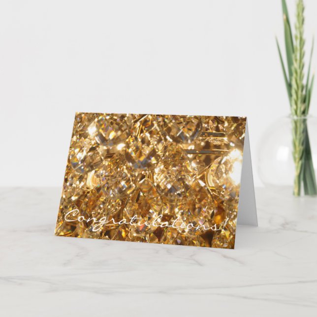 Sparkling greetings card (Front)