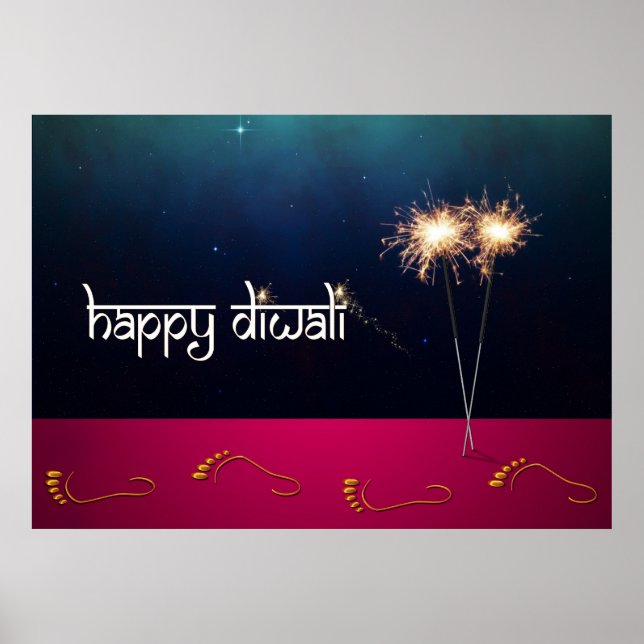 Sparkling Happy Diwali - Poster (Front)